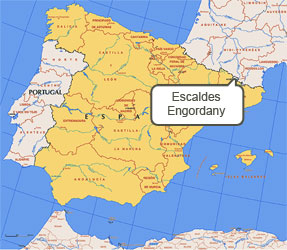 Mapa de Escaldes-Engordany