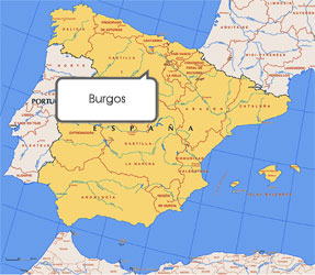 Mapa de Burgos