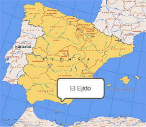 Mapa de El Ejido